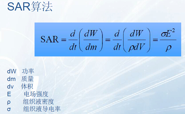 SAR的計(jì)算方法